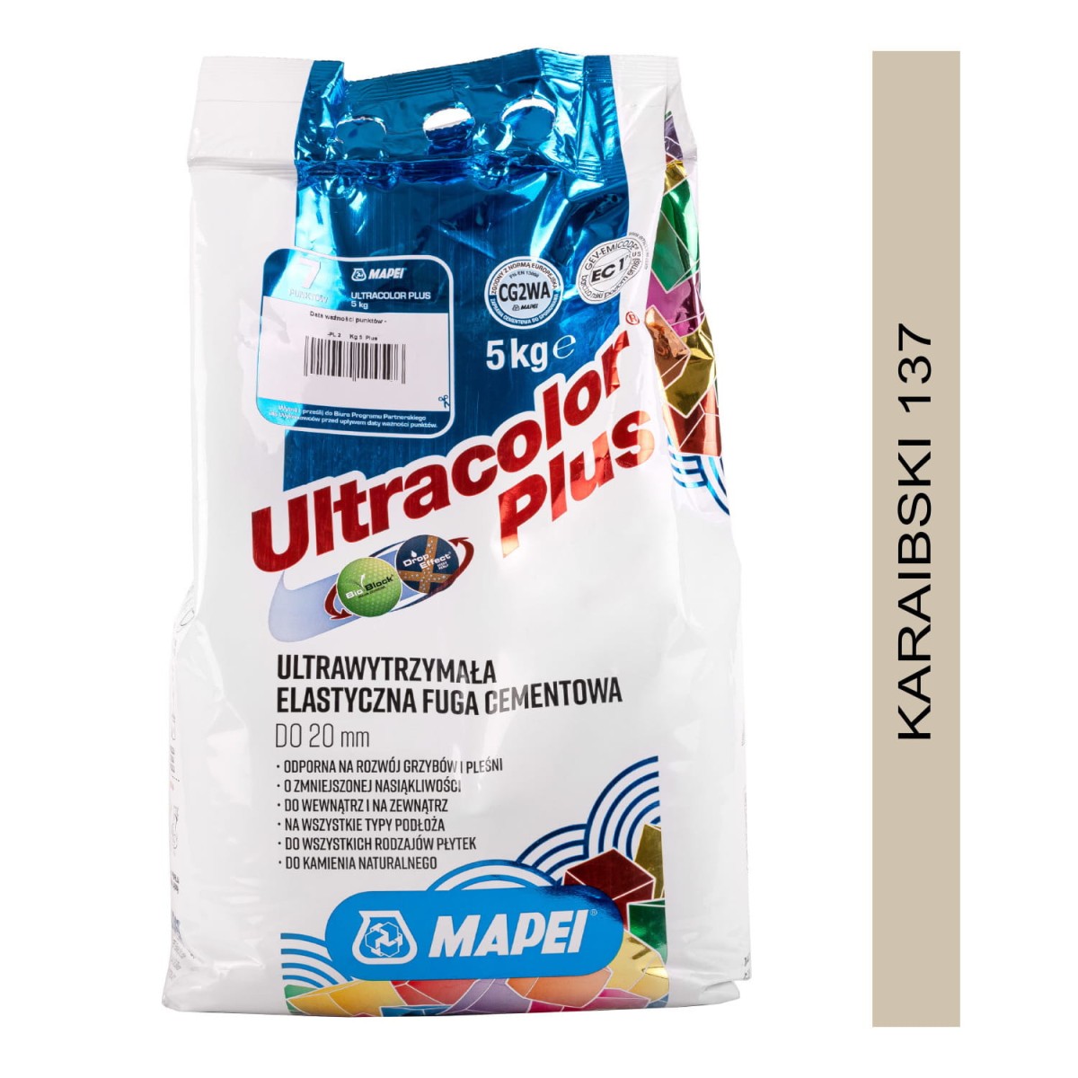 Ultracolor Plus 5kg fuga cementowa 137 karaibski