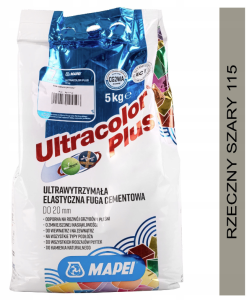 fuga cementowa ULTRACOLOR PLUS 5kg 115 rzeczny szary
