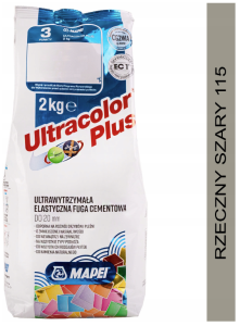 fuga cementowa ULTRACOLOR PLUS 2kg 115 rzeczny szary