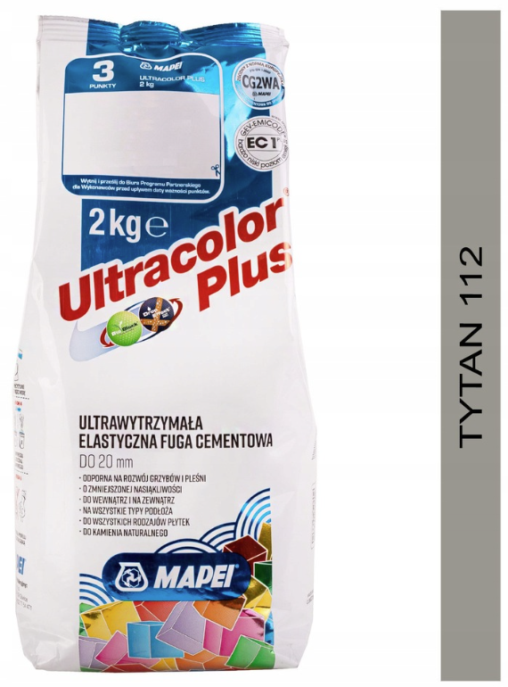 fuga cementowa ULTRACOLOR PLUS 2kg 112 tytan