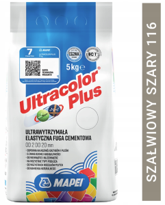 fuga cementowa ULTRACOLOR PLUS 5kg 116 szałwiowy szary