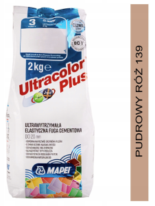 fuga cementowa ULTRACOLOR PLUS 2kg 139 pudrowy róż