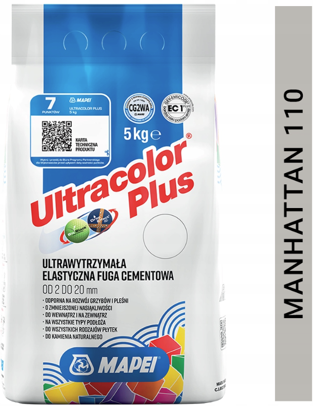 fuga cementowa ULTRACOLOR PLUS 5kg 110 manhattan