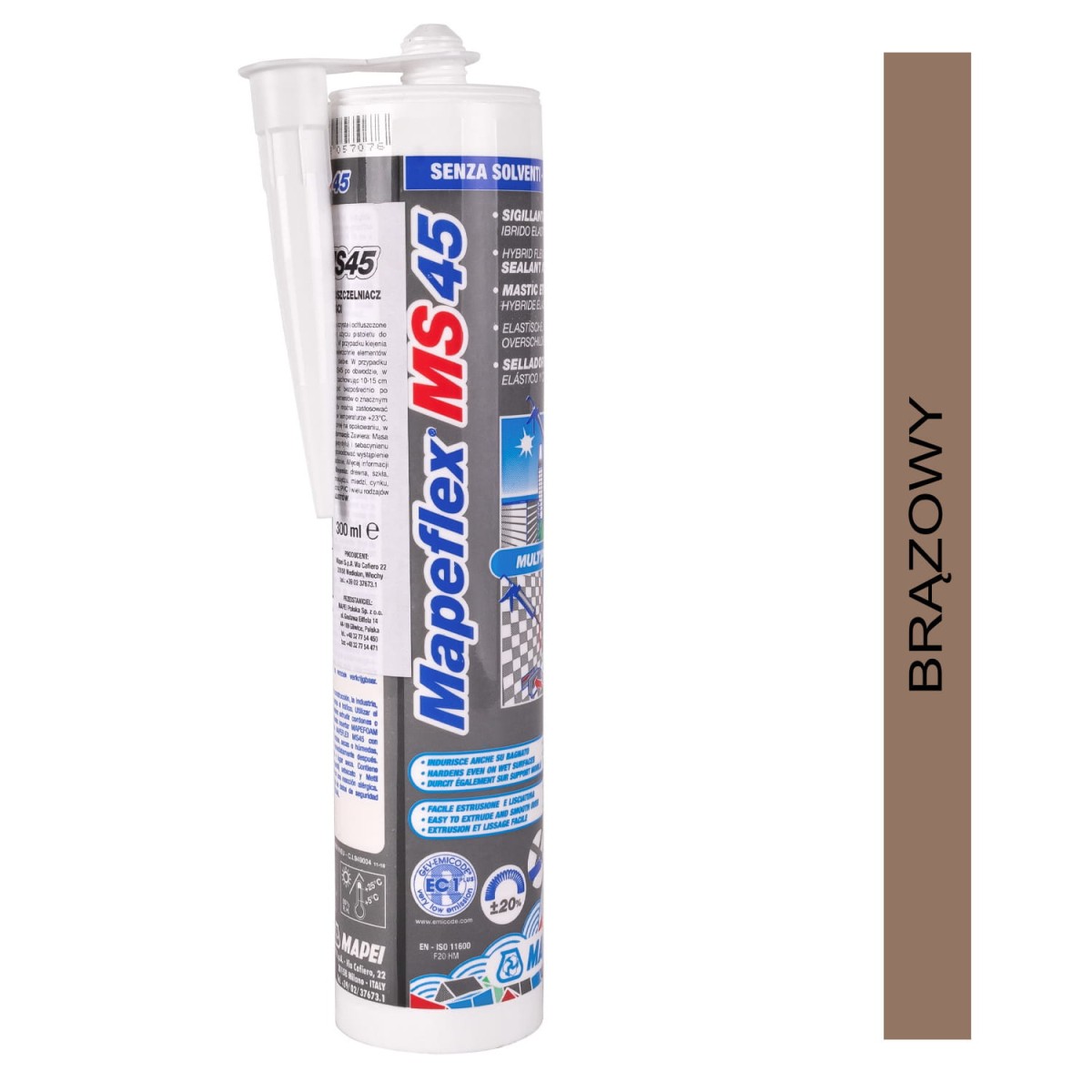 uszczelniacz Mapeflex MS 45 310ml brązowy