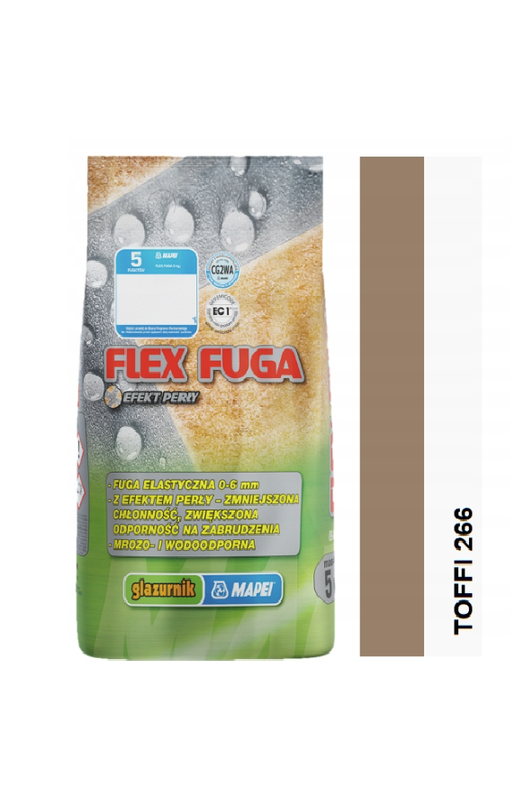 fuga cementowa FLEX FUGA GLAZURNIK 5kg 266 TOFFI