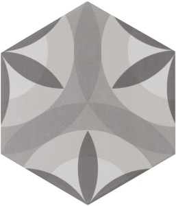 EQUIPE HEXATILE NATURE B&W 17,5X20