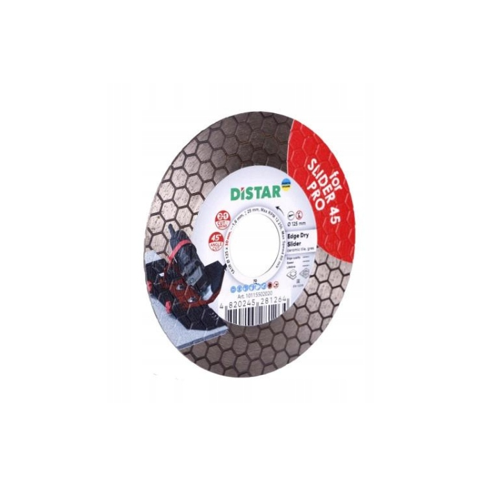 tarcza do cięcia i szlifowania gresu EDGE DRY SLIDER 125mm DISTAR