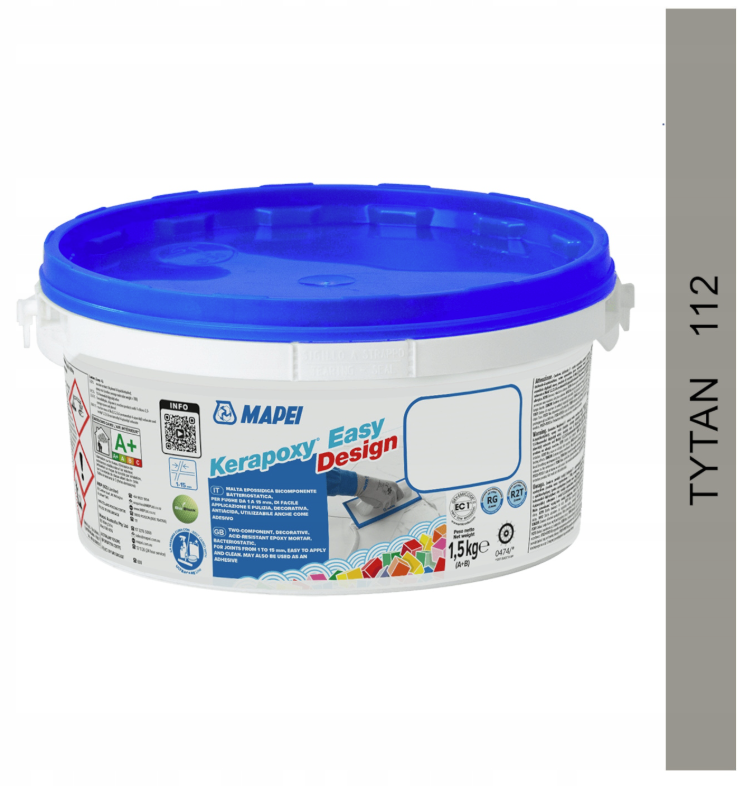 KERAPOXY EASY DESIGN 1,5kg fuga epoksydowa 112 tytan