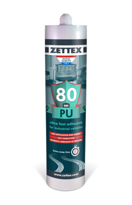 ZETTEX PU80 Klej uszcz do szyb samochodowych 310 ml