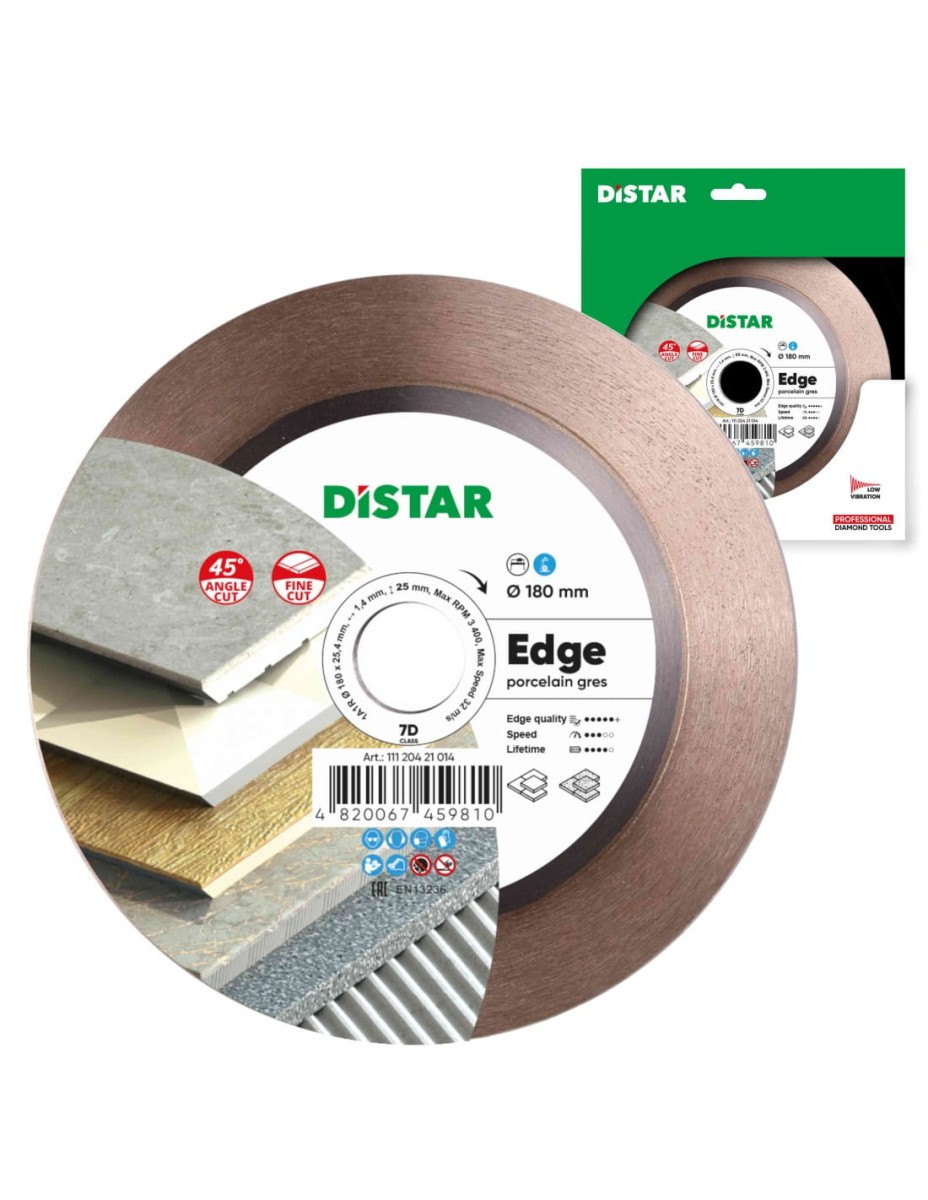 tarcza diamentowa do ceramiki i gresu EDGE 1A1R 180 11120421014 DISTAR