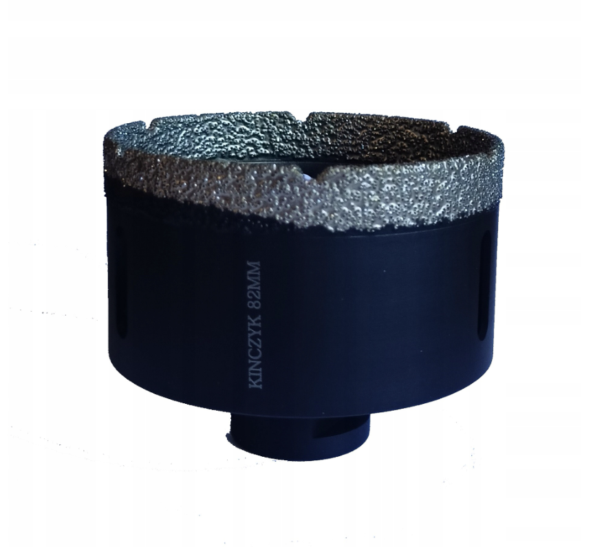 KINCZYK otwornica diamentowa GRES-B 82MM/M14