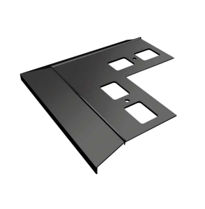 Narożnik zewnętrzny 90 stopni do profili K100 grafit RAL 7024 Renoplast