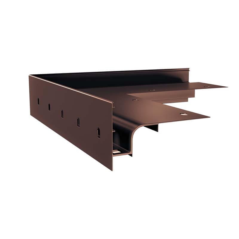 Narożnik zewnętrzny 90 stopni do systemu W30 brąz RAL 8019 Renoplast