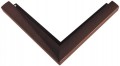 Narożnik zewnętrzny zamykający 90 stopni do profili  W20Z brąz RAL 8019