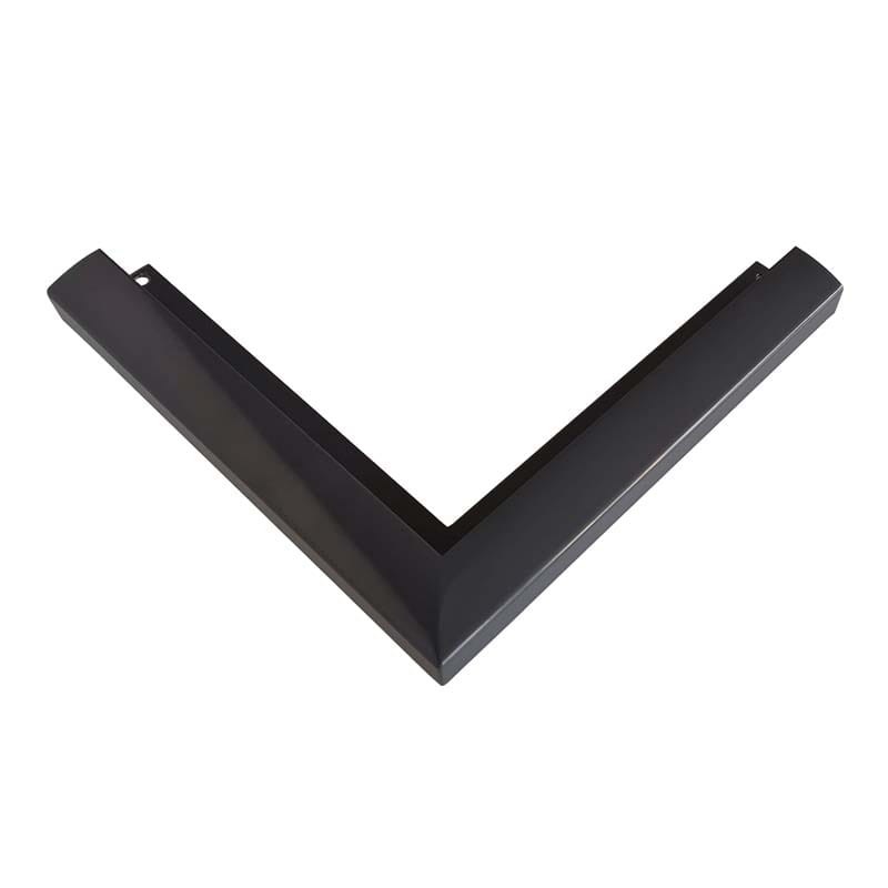 Narożnik zewnętrzny zamykający 90 stopni do profili W20Z grafit RAL 7024 Renoplast