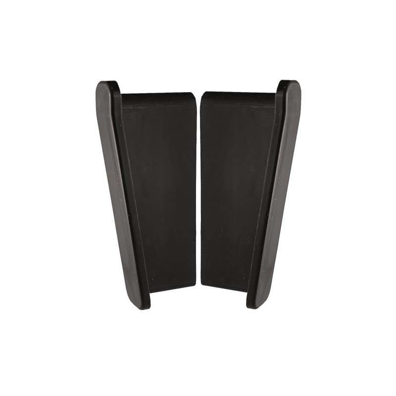 Zakończenie odbojnik(komplet) do profili W20/W20R/W35+ grafit RAL 7024 Renoplast