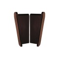 Zakończenie odbojnik(komplet) do profili W20/W20R/W35+ brąz RAL 8019 Renoplast
