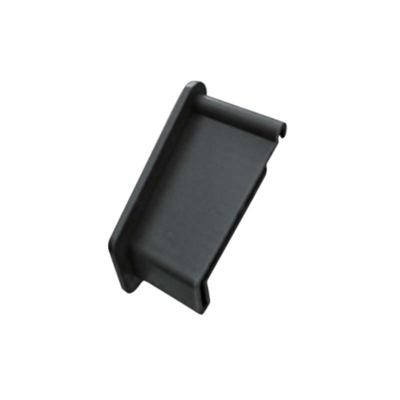 Zakończenie odbojnik(komplet) do profili K100 grafit RAL 7024 Renoplast