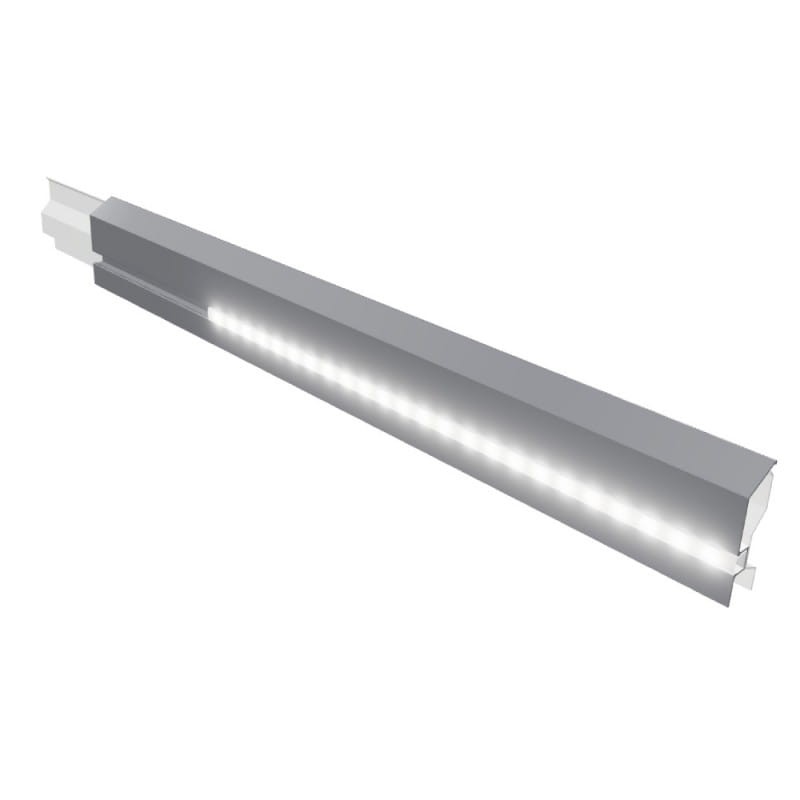 Profil cokołowy LED C1+C2 RAL szary RAL 7037 Renoplast