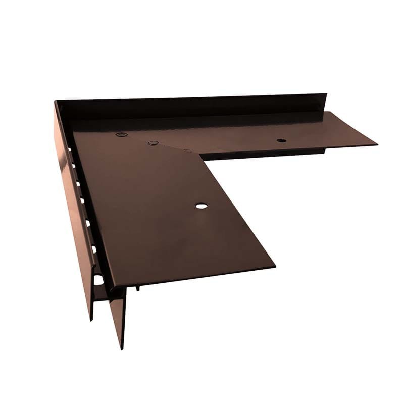 Narożnik zewnętrzny 90 stopni do profili W35+ brąz RAL 8019 Renoplast