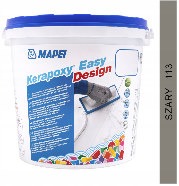 KERAPOXY EASY DESIGN 3kg fuga epoksydowa 113 szary