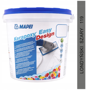 KERAPOXY EASY DESIGN 3kg fuga epoksydowa 119 londyński szary