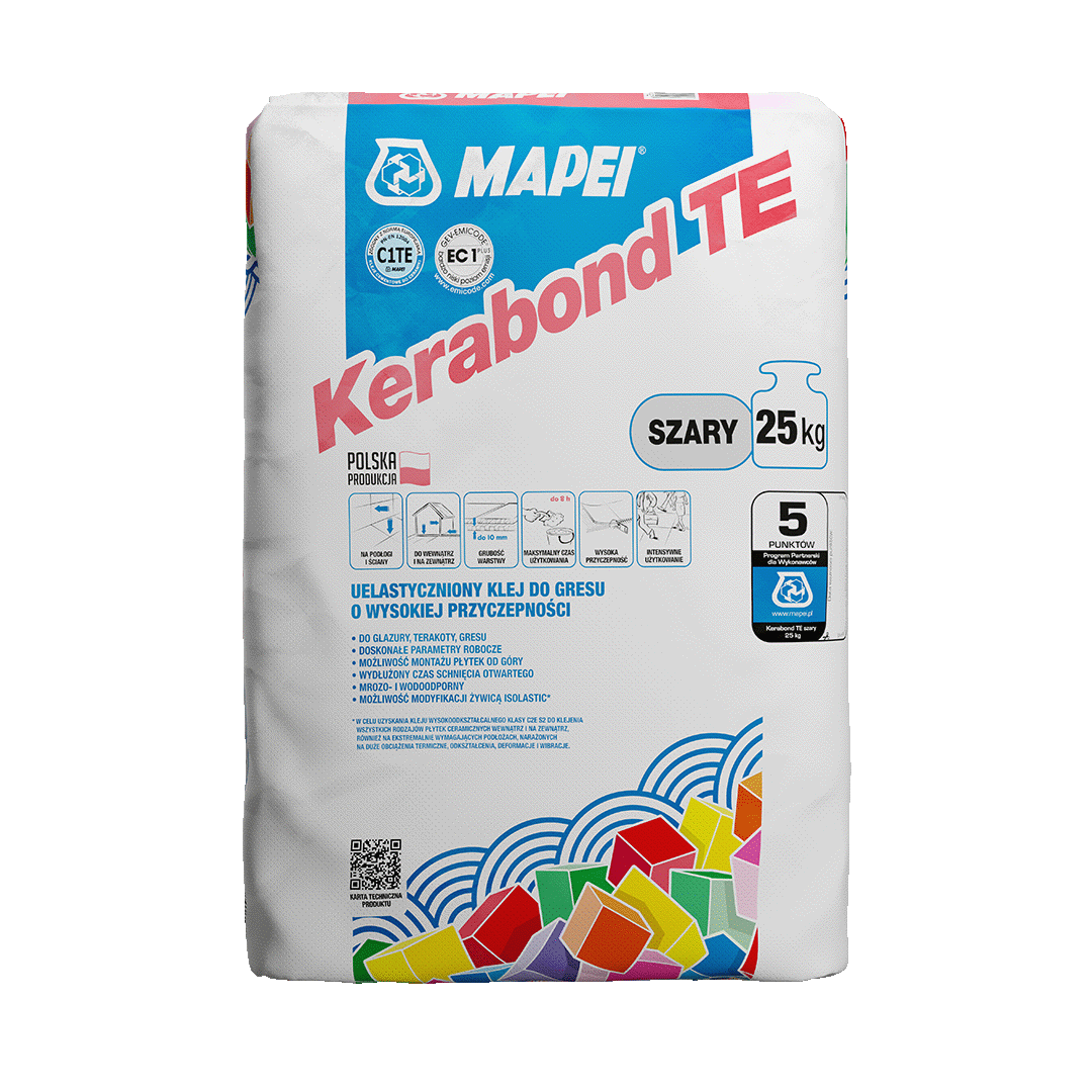 KERABOND TE szary 25kg uniwersalny klej do płytek MAPEI