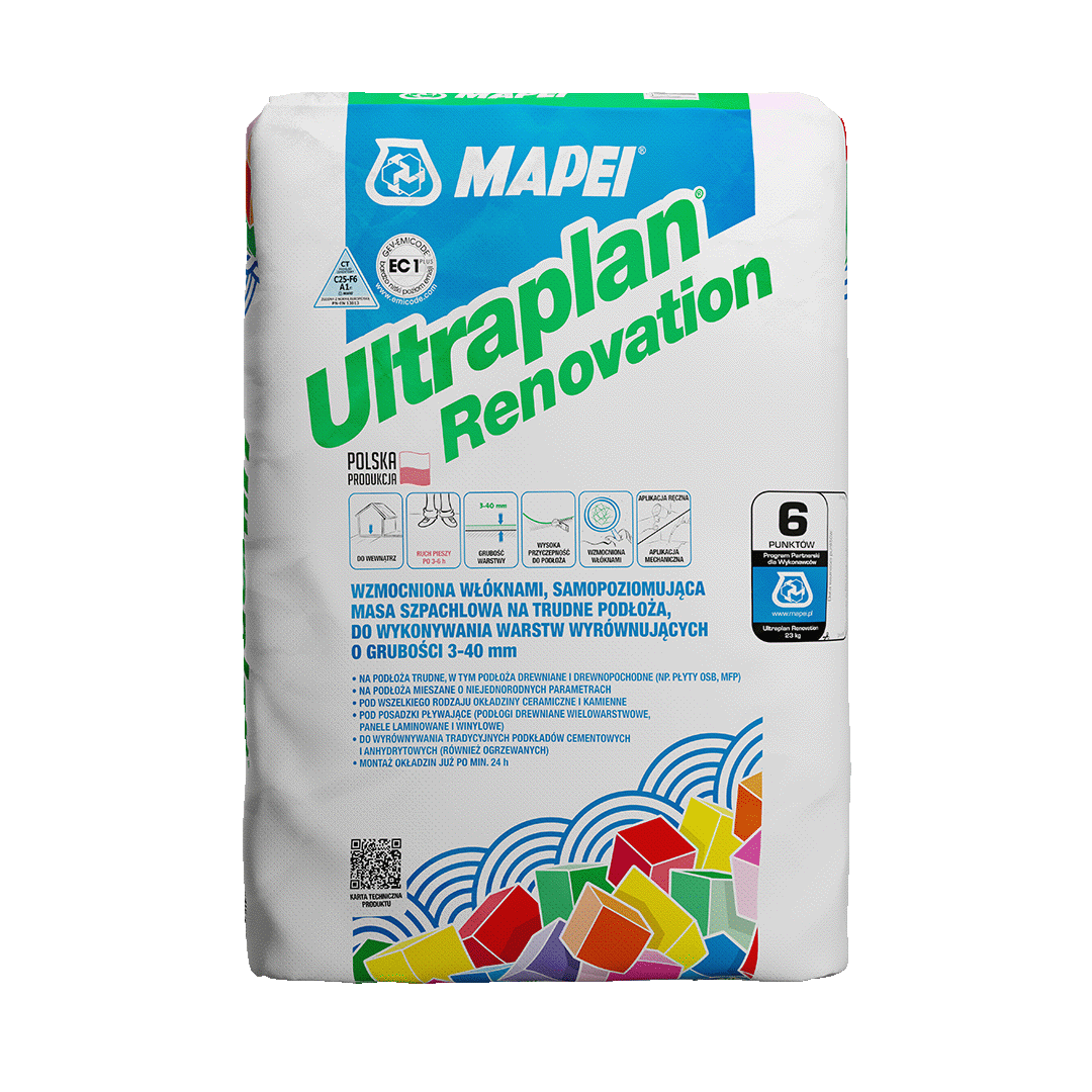 Ultraplan RENOVATION 23kg szybkowiążąca masa samopoziomująca