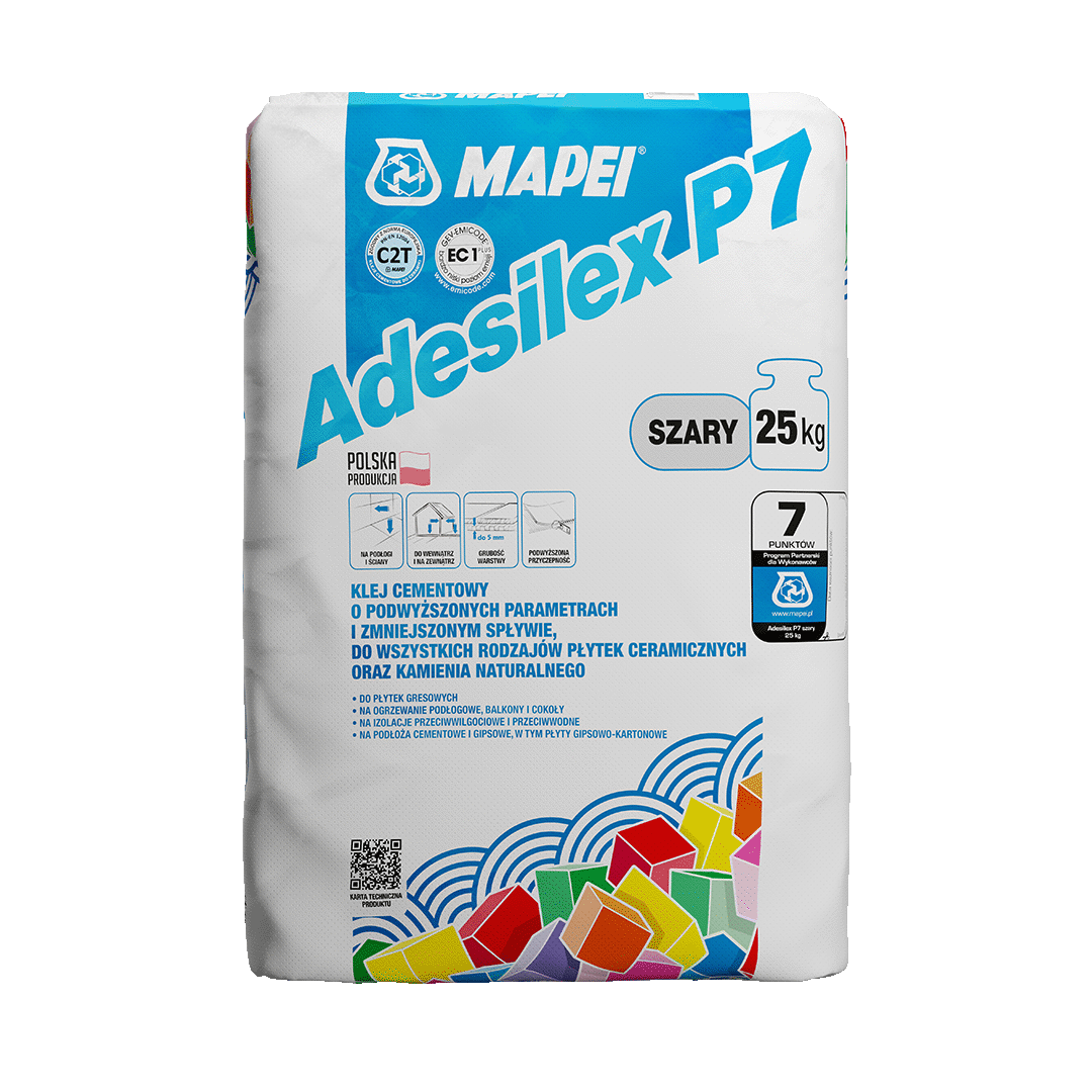ADESILEX P7 PRO szary 25kg Klej cementowy do płytek ceramicznych i kamienia