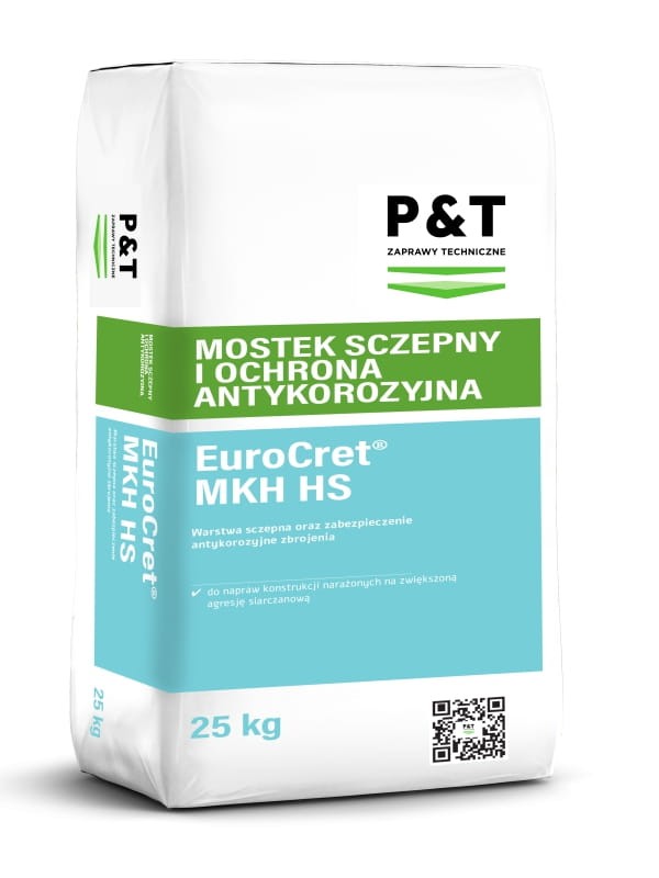 P&T EuroCret MKH HS 25kg Warstwa naprawcza i antykorozja