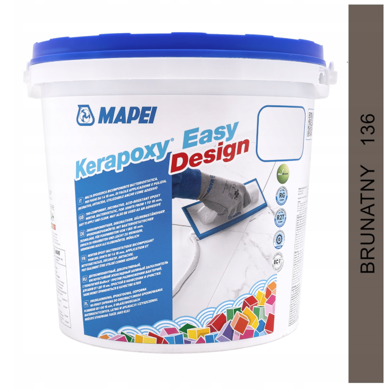KERAPOXY EASY DESIGN fuga epoksydowa 136 brunatny
