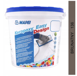 KERAPOXY EASY DESIGN 3kg fuga epoksydowa 136 brunatny