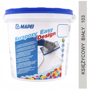 KERAPOXY EASY DESIGN 3kg fuga epoksydowa 103 księżycowy biały