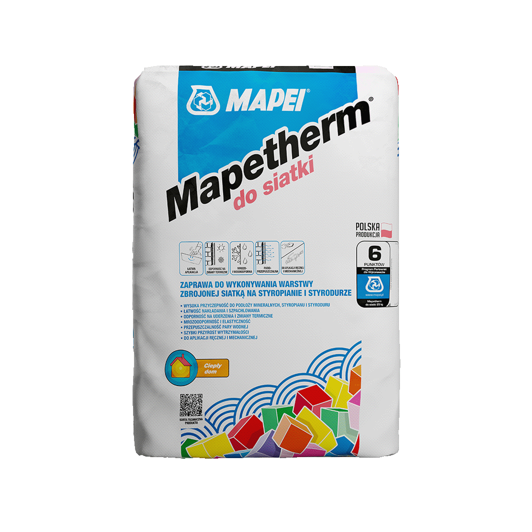 MAPETHERM KLEJ DO SIATKI 25kg MAPEI