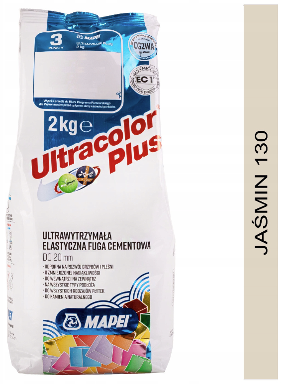 fuga cementowa ULTRACOLOR PLUS 2kg 130 jaśmin