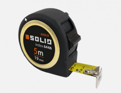 SOLID Miara zwijana GOLD 5m/19mm BLISTER 6446B