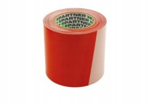 Taśma ostrzegawcza premium 80mm/100m SOLID 5051