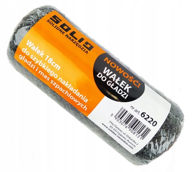 Wałek do gładzi szpachli 18cm SOLID 6220
