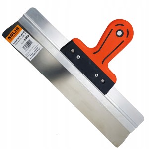 Szpachla fasadowa do gipsów i gładzi nierdzewna 450/50mm r.2K SOLID 6091