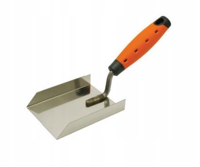 Kielnia kątowa obustronna budowlana nierdzewna ERGO 110mm r.2K SOLID 6158