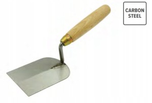 Kielnia sztukatorska nierdzewna drewniana rączka 100mm SOLID 6132