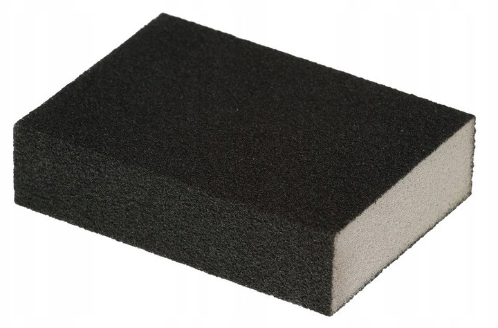 Klocek ścierny gąbka kostka ścierna 100/70/25mm P120 SOLID 5501