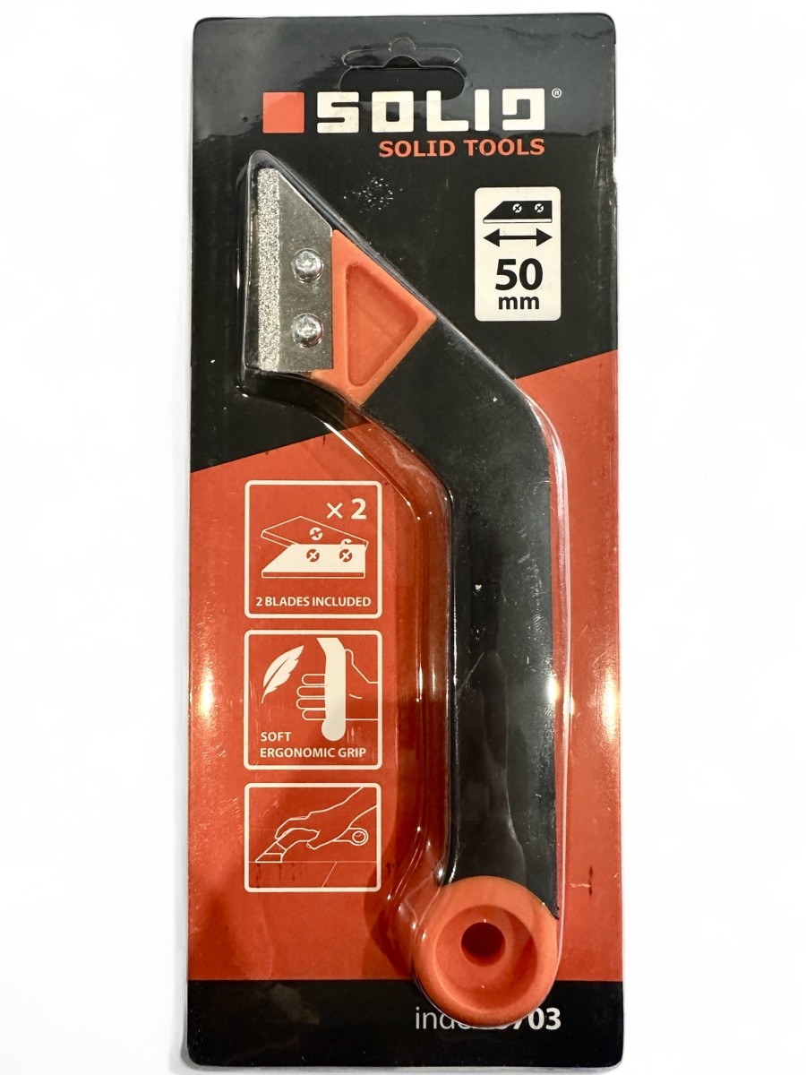 Zdzierak skrobak do usuwania fug spoin 50mm stalowy wolfram SOLID 5703