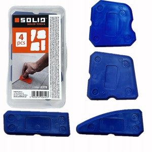 Zestaw kostek do wygładzania spoin silikonu 4szt 16 krawędzi SOLID 6378