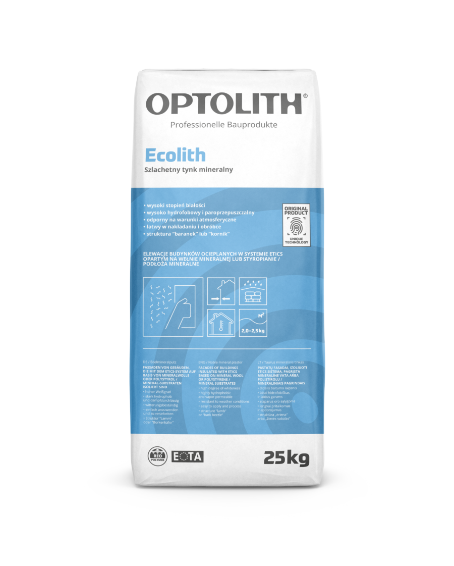 Optoplast Ecolith 20 25kg Szlachetny tynk mineralny Optolith