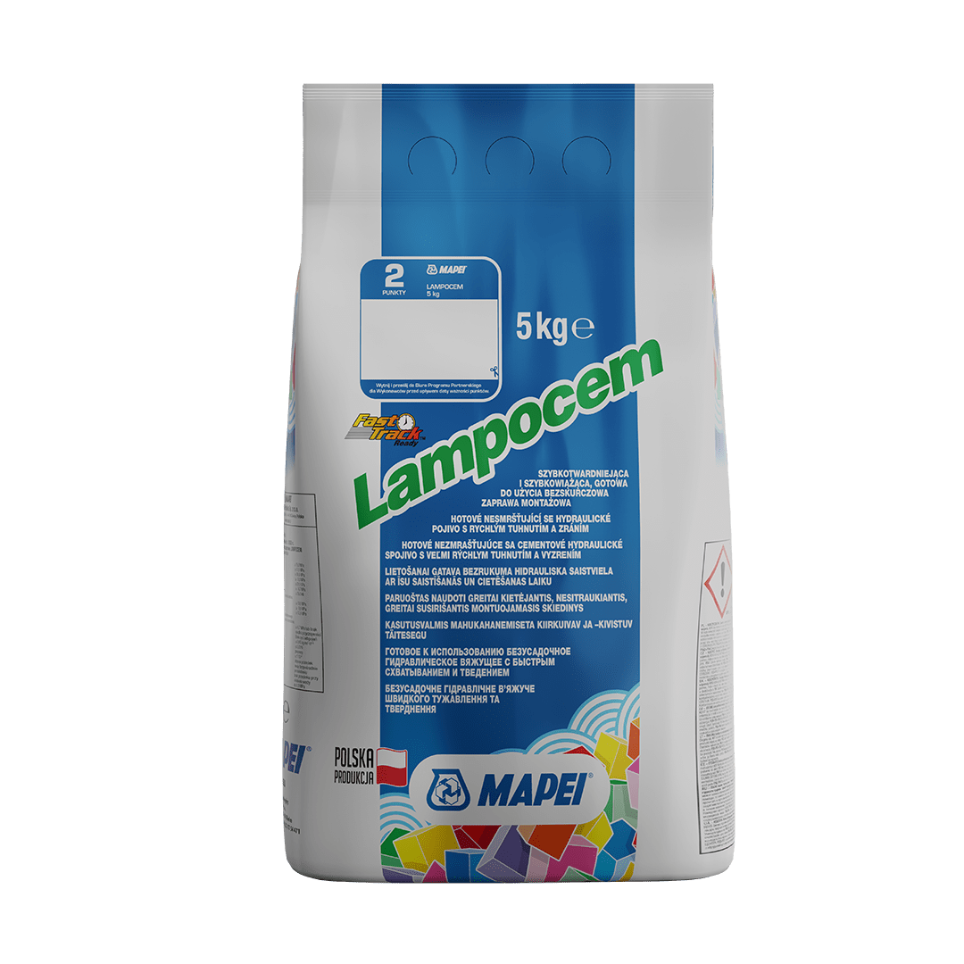 Cement montażowy LAMPOCEM 5kg MAPEI
