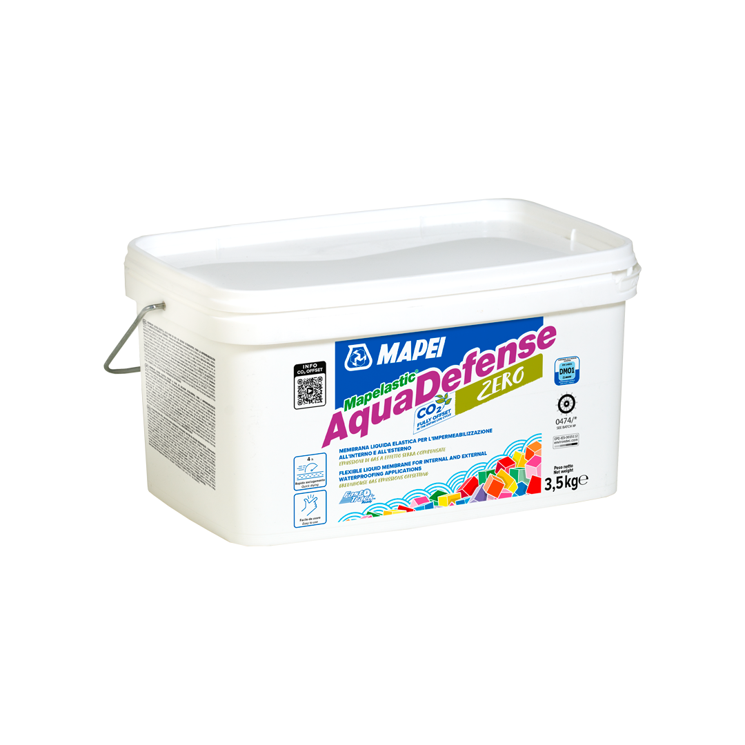 MAPELASTIC AQUADEFENSE ZERO 15kg MAPEI gotowa hydroizolacja wewnątrz i na zewnątrz