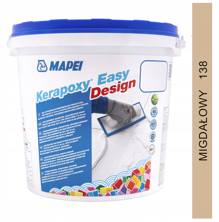 KERAPOXY EASY DESIGN 3kg fuga epoksydowa 138 migdał