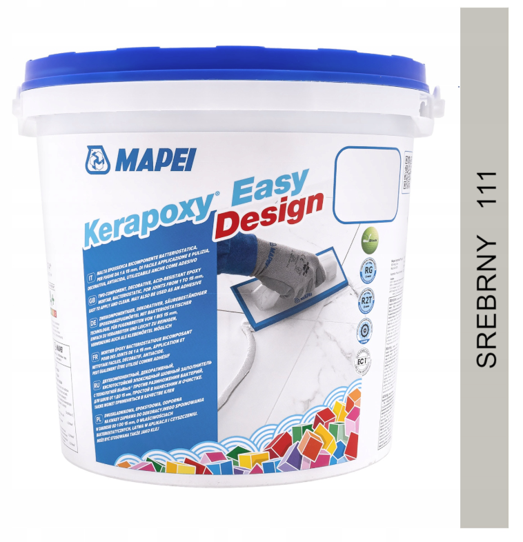 KERAPOXY EASY DESIGN 3kg fuga epoksydowa 111 srebrny