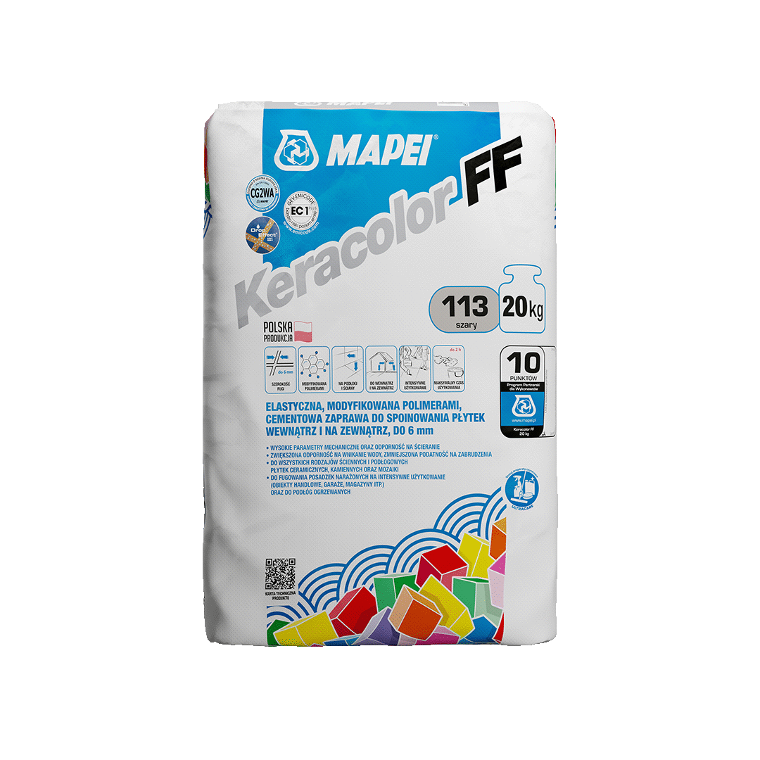 Keracolor FF-DE 20kg 113 szary fuga cementowa spoina